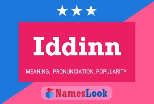 ملصق اسم Iddinn