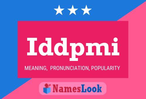 ملصق اسم Iddpmi