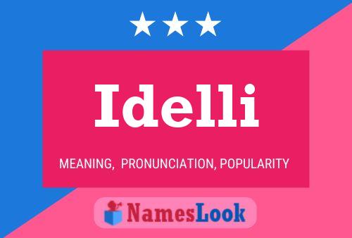 ملصق اسم Idelli