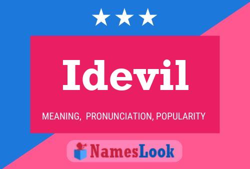 ملصق اسم Idevil