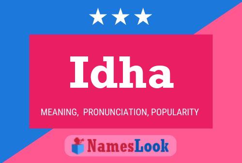 ملصق اسم Idha