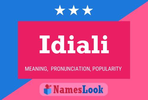 ملصق اسم Idiali