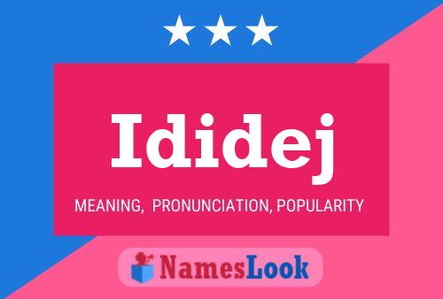 ملصق اسم Ididej