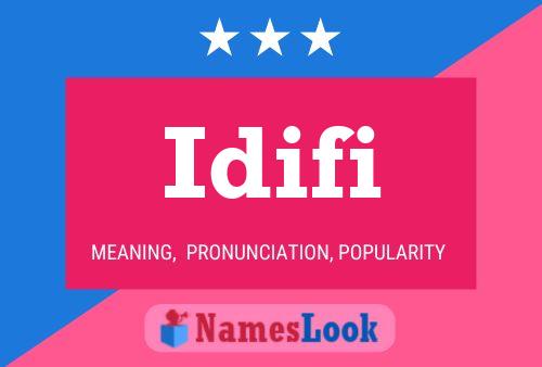 ملصق اسم Idifi