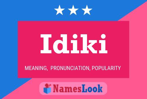 ملصق اسم Idiki