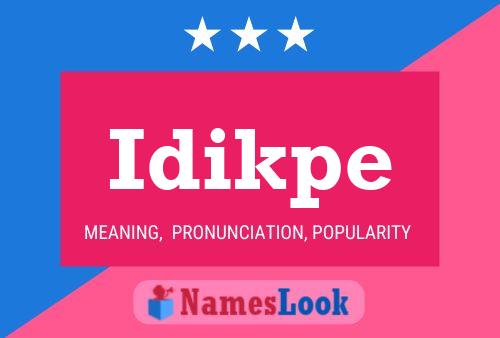 ملصق اسم Idikpe