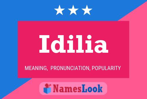 ملصق اسم Idilia