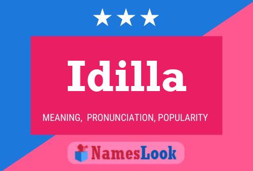 ملصق اسم Idilla