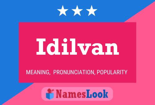 ملصق اسم Idilvan