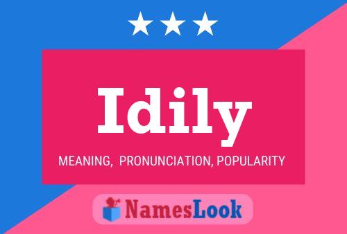 ملصق اسم Idily