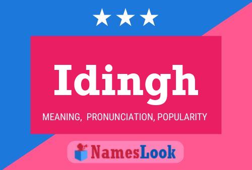 ملصق اسم Idingh