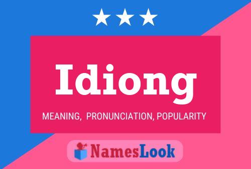 ملصق اسم Idiong