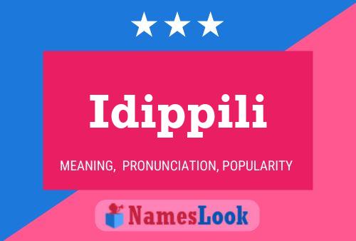 ملصق اسم Idippili