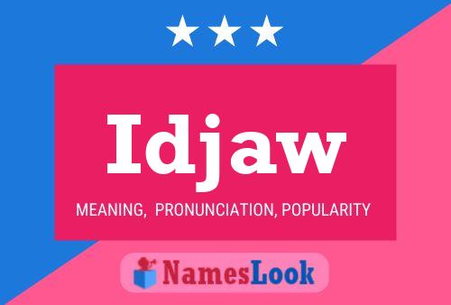 ملصق اسم Idjaw