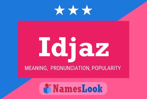 ملصق اسم Idjaz