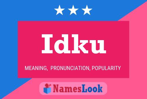 ملصق اسم Idku