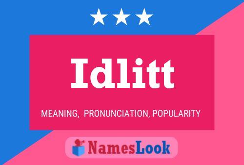 ملصق اسم Idlitt