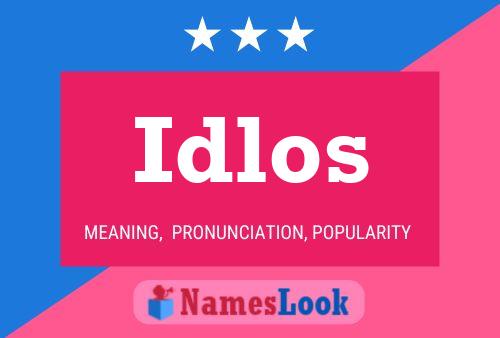 ملصق اسم Idlos