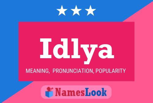 ملصق اسم Idlya