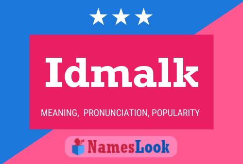 ملصق اسم Idmalk