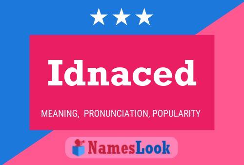 ملصق اسم Idnaced