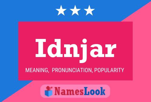 ملصق اسم Idnjar