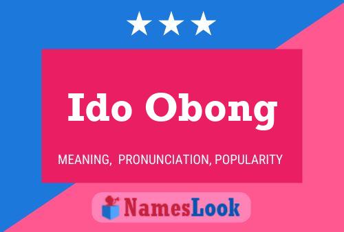 ملصق اسم Ido Obong