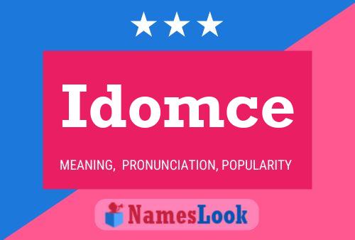 ملصق اسم Idomce