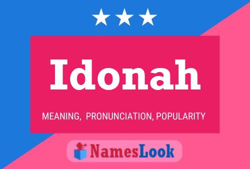 ملصق اسم Idonah