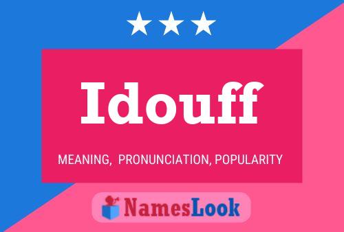 ملصق اسم Idouff