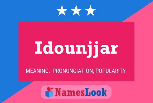 ملصق اسم Idounjjar