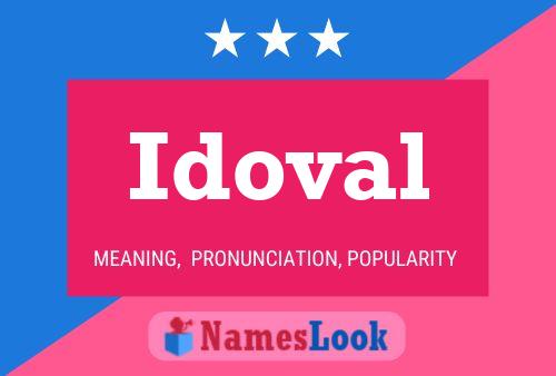 ملصق اسم Idoval