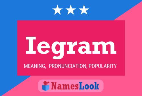 ملصق اسم Iegram