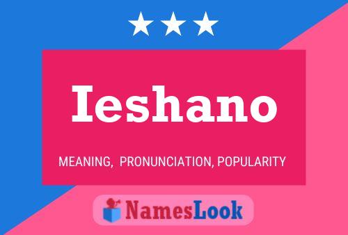 ملصق اسم Ieshano