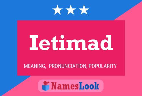 ملصق اسم Ietimad