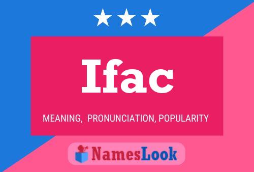 ملصق اسم Ifac