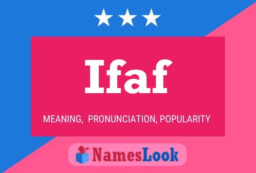 ملصق اسم Ifaf