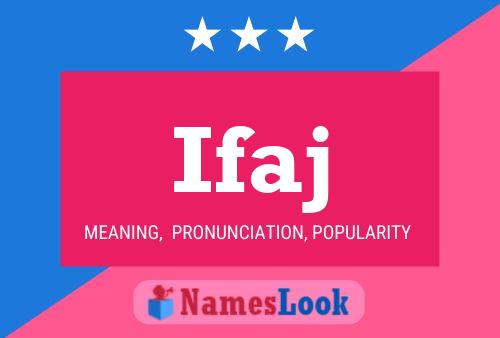 ملصق اسم Ifaj