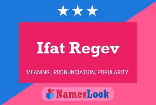 ملصق اسم Ifat Regev