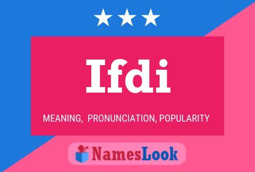 ملصق اسم Ifdi