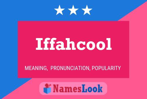 ملصق اسم Iffahcool