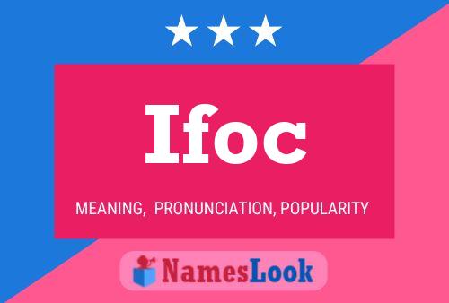 ملصق اسم Ifoc