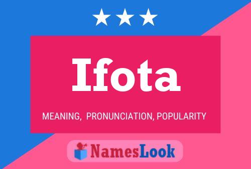 ملصق اسم Ifota