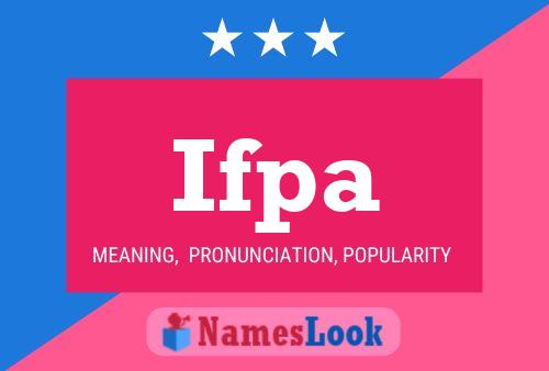 ملصق اسم Ifpa