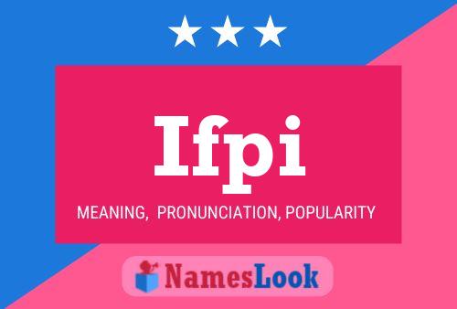 ملصق اسم Ifpi