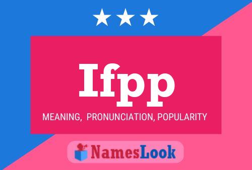 ملصق اسم Ifpp