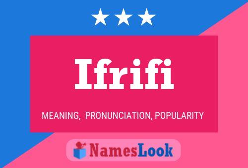 ملصق اسم Ifrifi