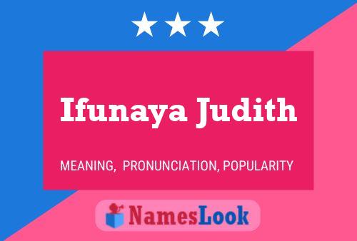 ملصق اسم Ifunaya Judith