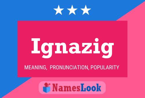 ملصق اسم Ignazig