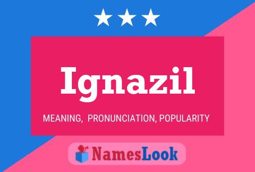 ملصق اسم Ignazil